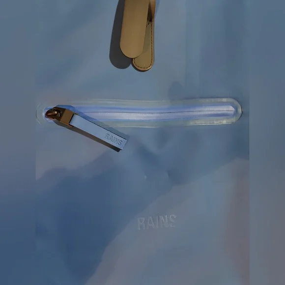 Rains Rolltop Rucksack Waterproof Backpack Adjustable Padded Straps 19"x12" NEW - Picture 2 of 5